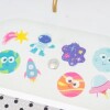 8 calcomanías Glo Pals galaxia antideslizantes para bañera GALAXY