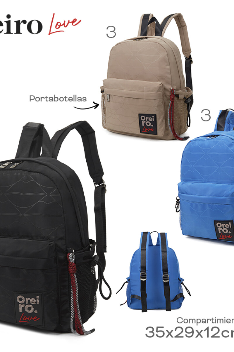 Mochila Las Oreiro Azul