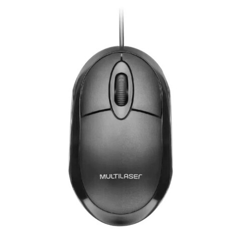 Mouse Optico USB Multilaser Classic MO300 Negro Unica