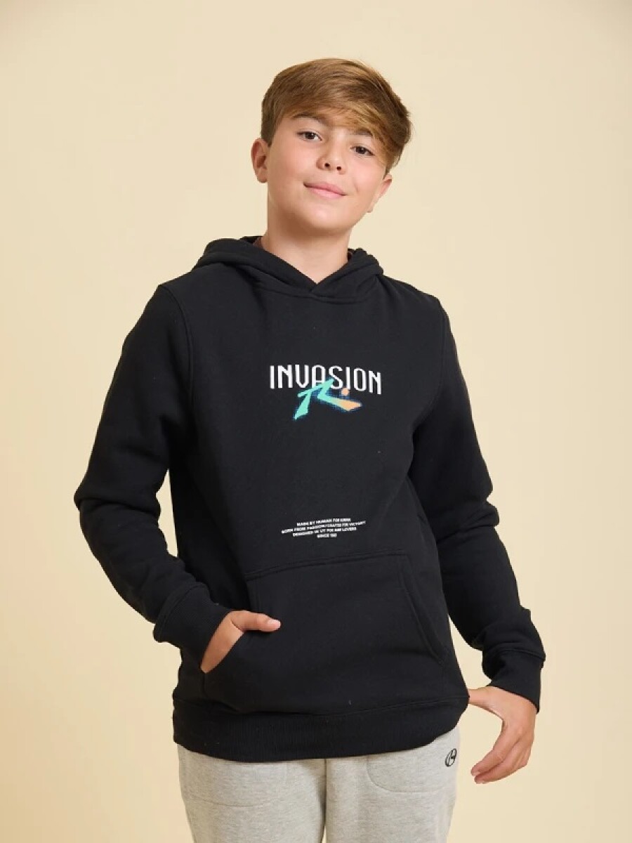 CANGURO RUSTY INVASION TEENS - NEGRO 