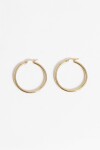 Aros acero quirurgico de 3,8 cm dorado