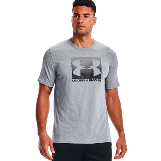 Remera Under Armour Entrenamiento Hombre Boxed Gris S/C