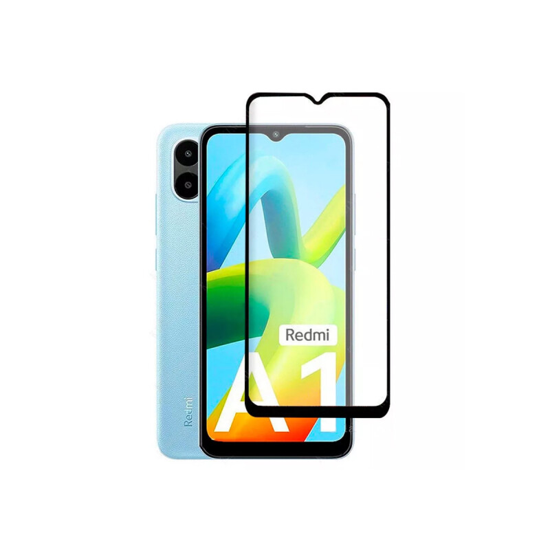 Vidrio templado 9D Xiaomi Redmi A1/A2 borde color negro Vidrio Templado 9d Xiaomi Redmi A1/a2 Borde Color Negro