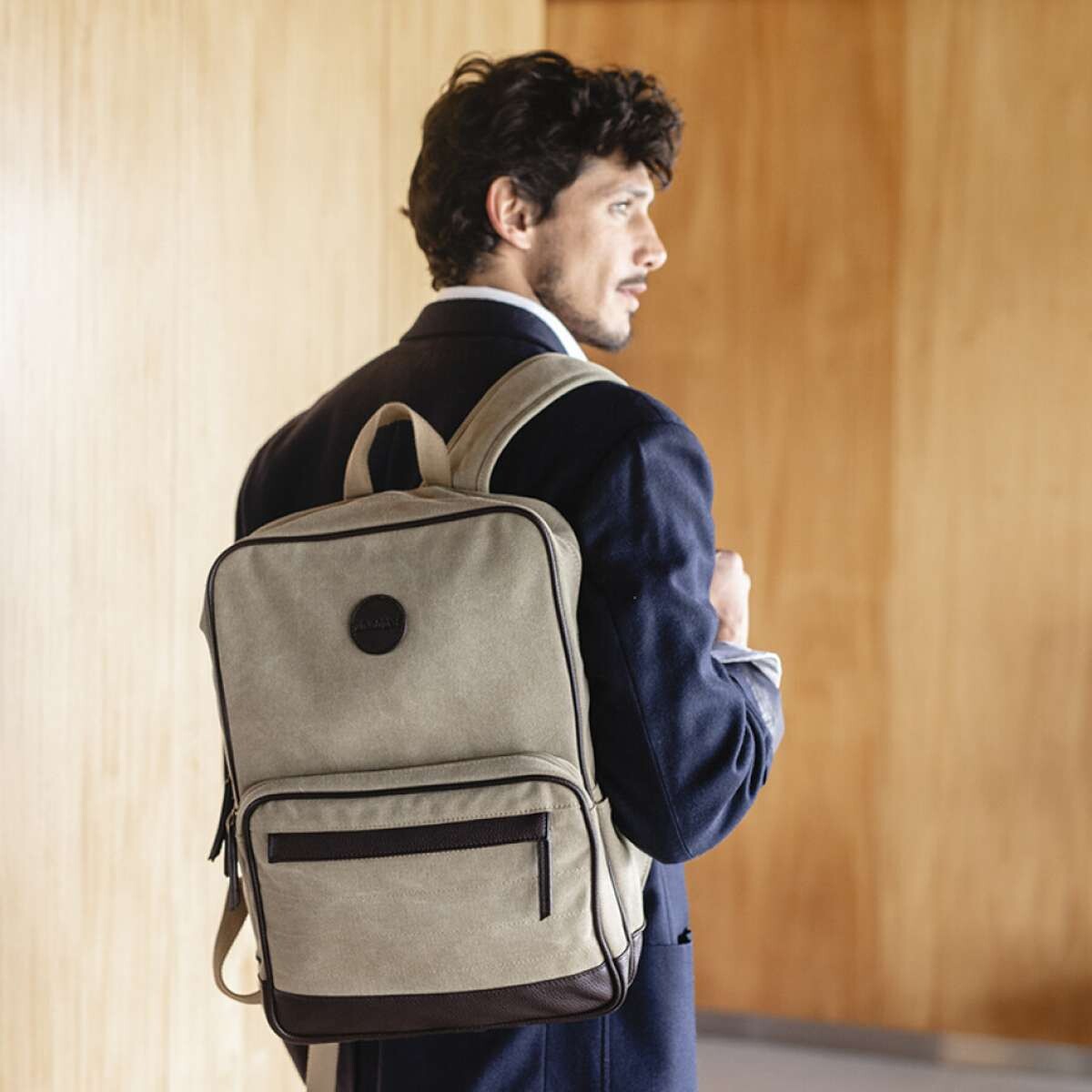 Mochila Chicago Tribune - Kakhi 