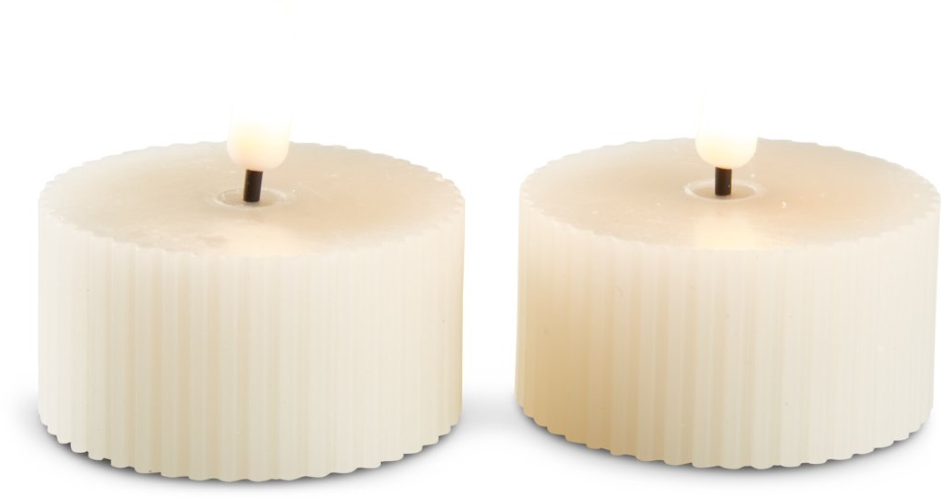Velas LED navideña GERI 3 cm 2 unidades 