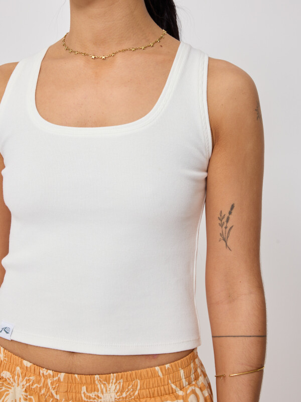 TOP SANTERSLD RUSTY Blanco