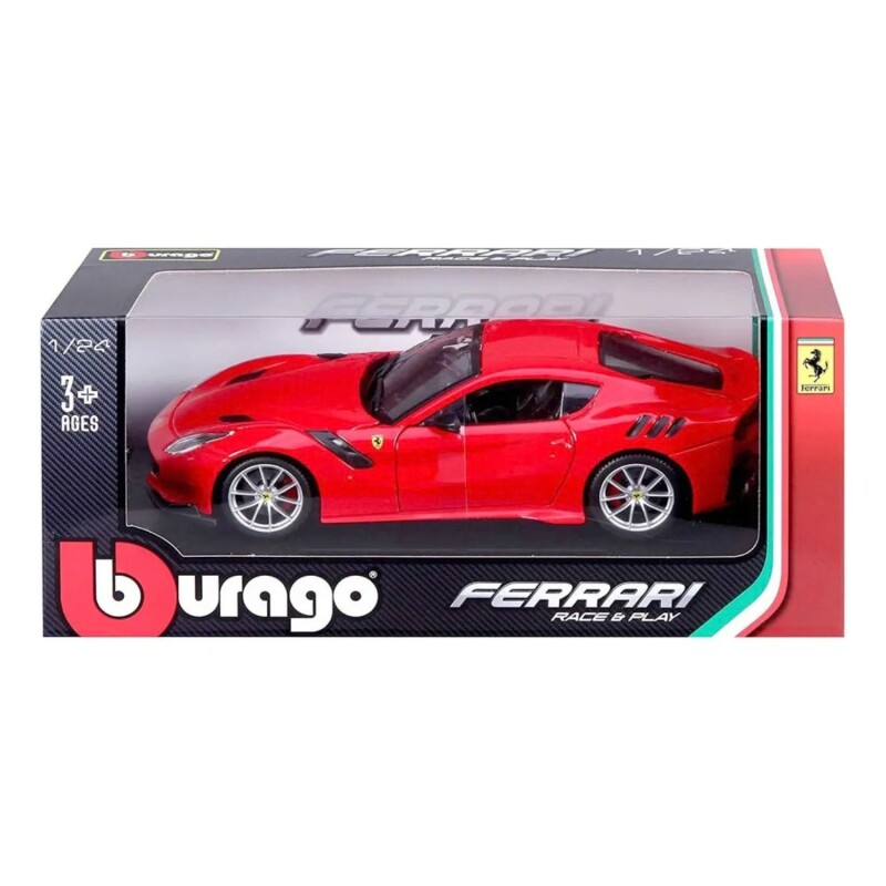 Juguete Bburago Auto Miniatura Coleccionable Escala 1:24 Ferrari F12TDF