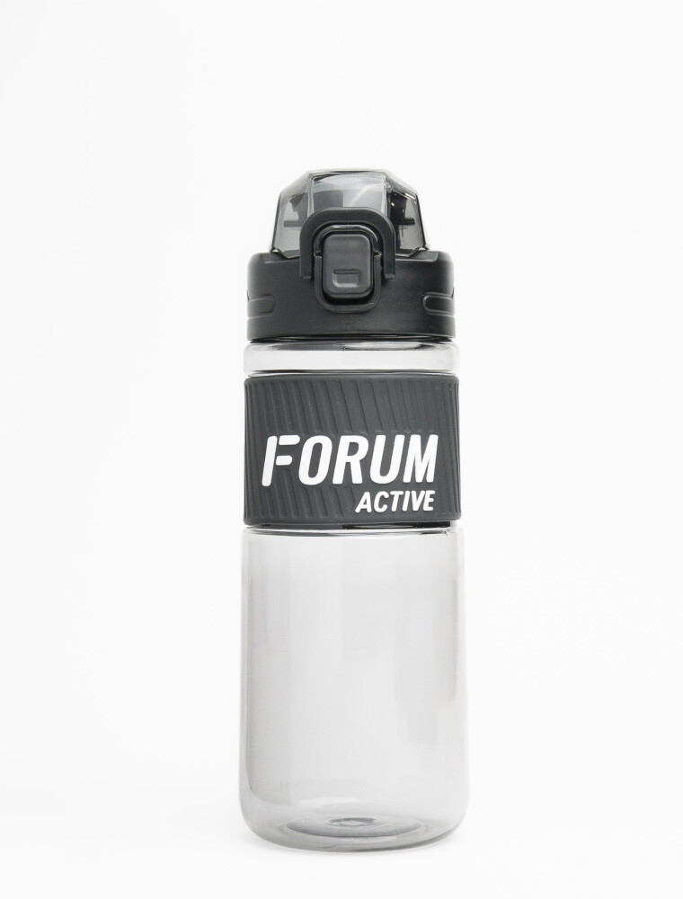 Botella Cristal Active Negro