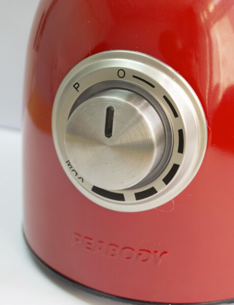 Licuadora Peabody en acero inoxidable jarra de 1.5L 1200W Rojo