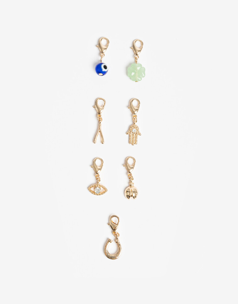 Dijes Lucky charm Set De Dijes Lucky - Dorado