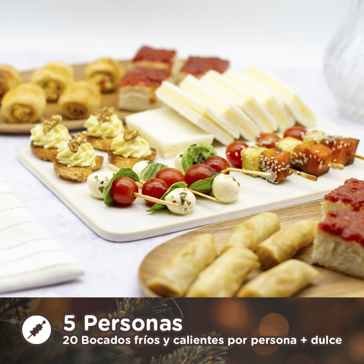 Lunch Vegetariano para 5 Personas - 000 