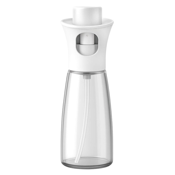Aceitero Spray IMBACK | Rociador de Vidrio 200ml con Tapa Plástica, Preciso y Saludable Blanco Aceitero Spray IMBACK | Rociador de Vidrio 200ml con Tapa Plástica, Preciso y Saludable Blanco