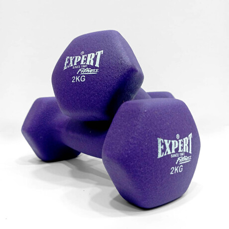 Set 6 Mancuerna Expert Vinilo 12kg Total C/estuche Fit013054