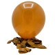 Globos Matte Tamaño R12 X25 Nuez Matte