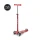 Monopatín Micro Maxi Deluxe LED Ajustable con 3 Ruedas - ROJO