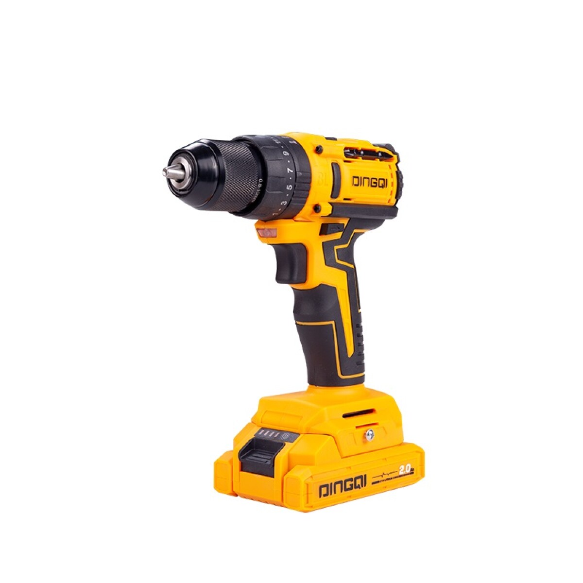 DINGQI TALADRO ATORNILLADOR BRUSHLESS PERCUTOR 10MM 21V +BATERIA 2.0MAH&CARGADOR 