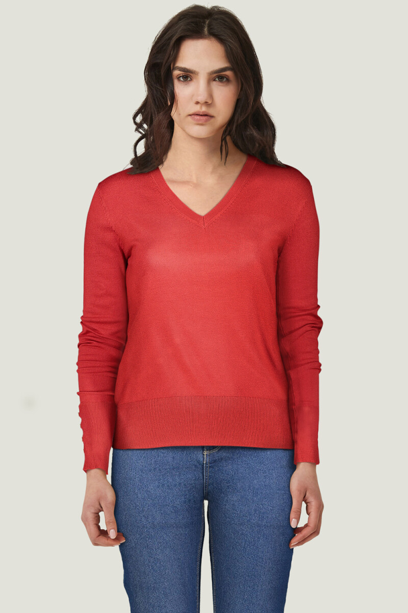 Sweater Irvine - Rojo 