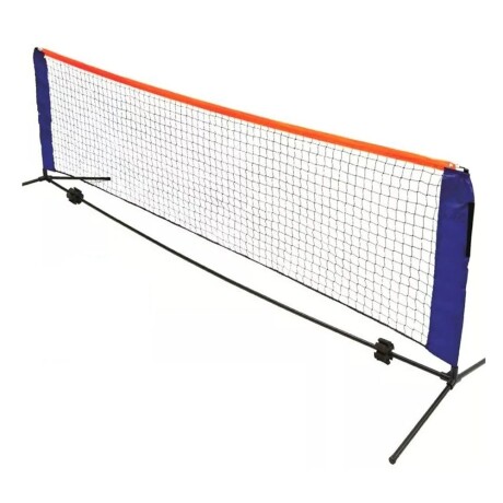 Red Futbol Tenis Portatil Portable Con Bolso Y Soporte Azul/naranja