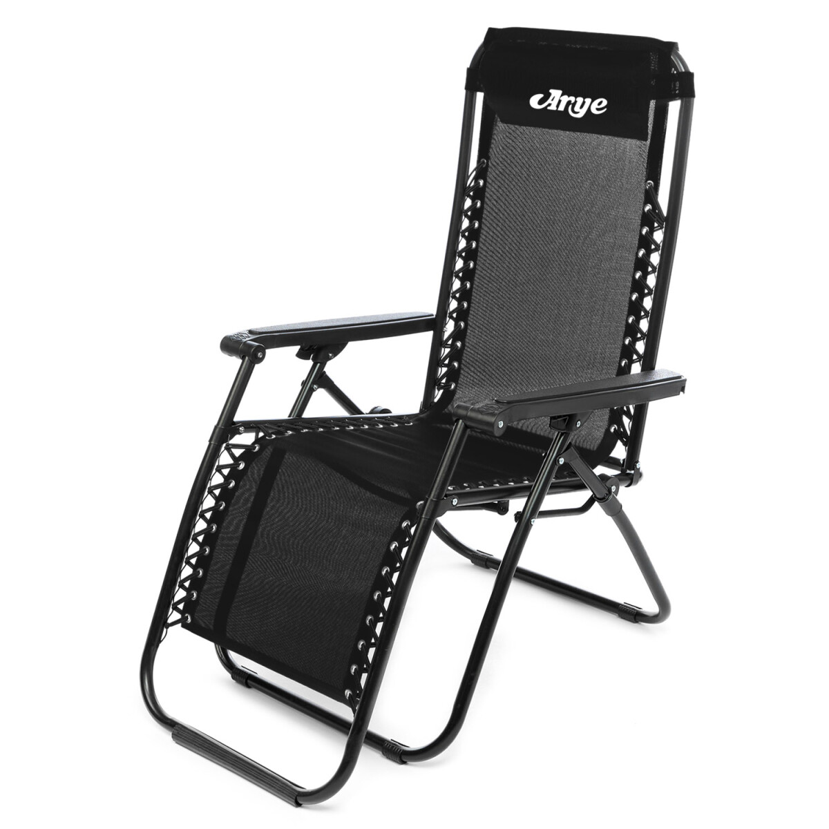 Reposera Silla Camastro Plegable Arye Confort - Negro 