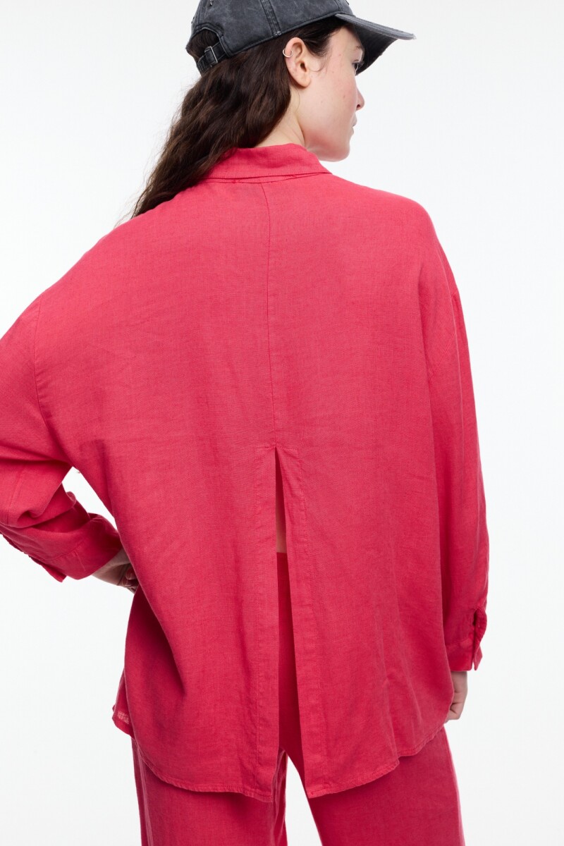 CAMISA ABERTURA Rojo