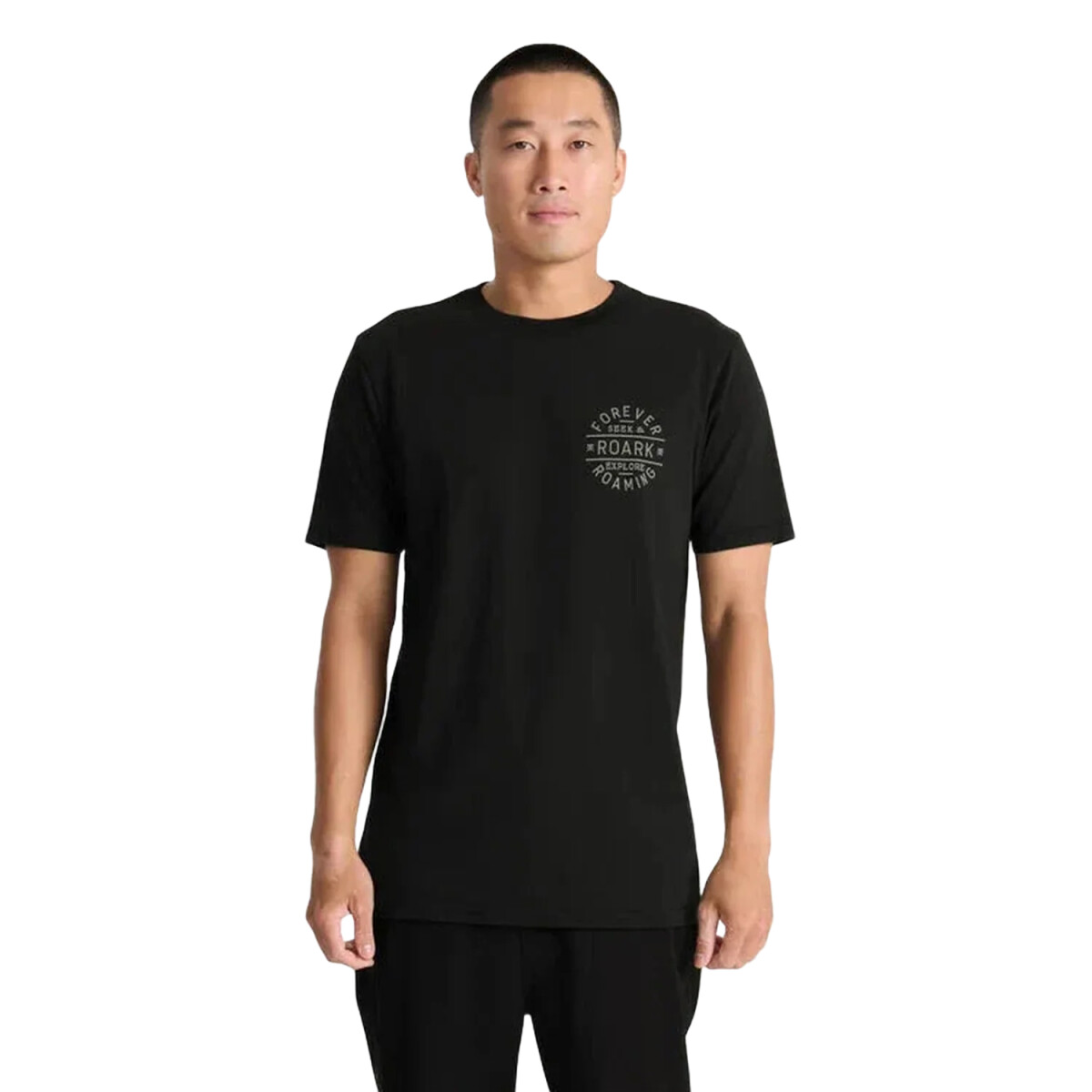 Remera Roark Stamp - Negro 