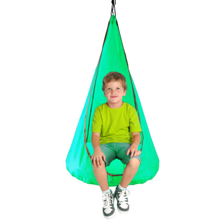 Hamaca Colgante Sillon Dormitorio O Exterior Infantil Verde