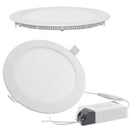 Panel LED 18W, de embutir, empotrar redondo BLANCO Neutro 4000K