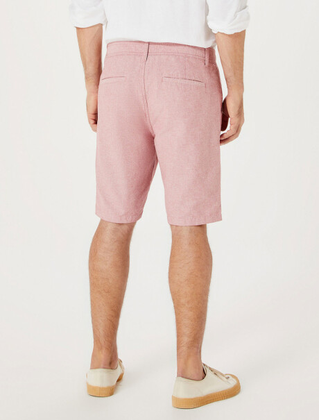 BERMUDA BÁSICA MODELO CHINO ROSA