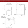 Calefactor Zeta 7.5 kw con Kit de techo Magna Calefactor Zeta 7.5 kw con Kit de techo Magna