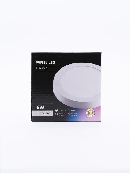 PLAFÓN REDONDO LUZ CÁLIDA BLANCO