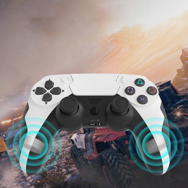 Joystick Mando Control Inalambrico Ps4 Pc Dualsense Blanco Variante Color Blanco