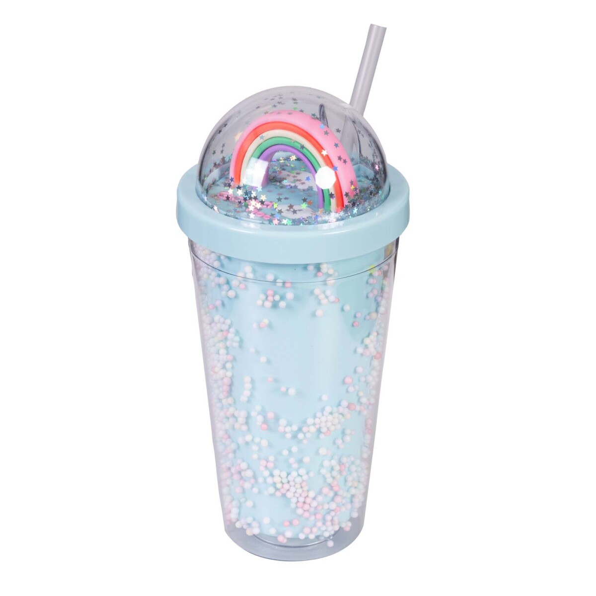 VASO KIDS - PLASTICO CELESTE B488 