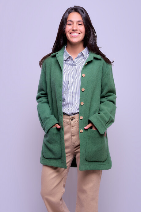 Camisa Leñadora Dama Viento Verde