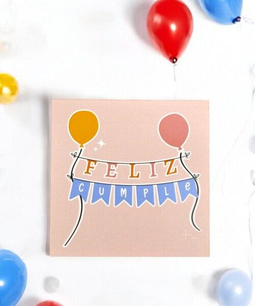 Tarjeta cumpleaños 10x10 DISEÑO 8