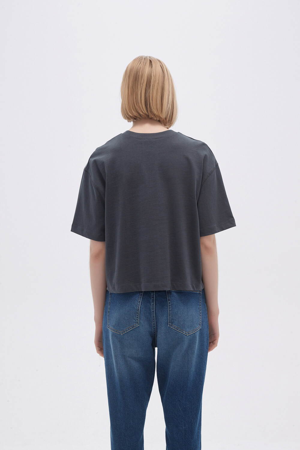 Remera Solisa Gris Topo