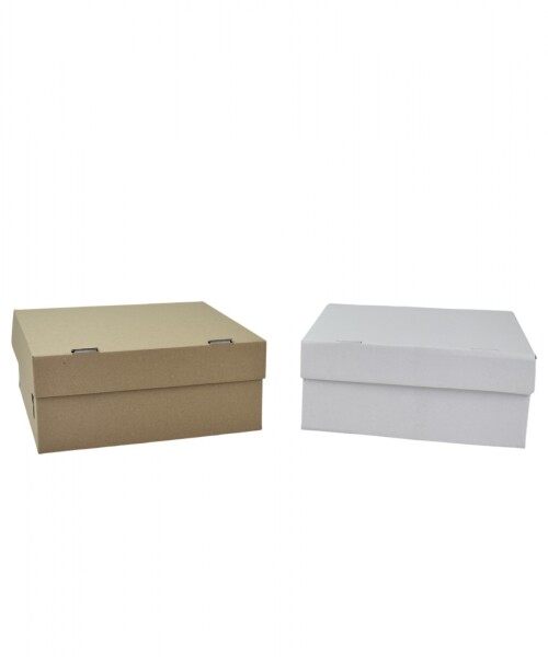 Caja troquelada 28x28x12. - REVERSIBLE REVERSIBLE BLANCO MADERA