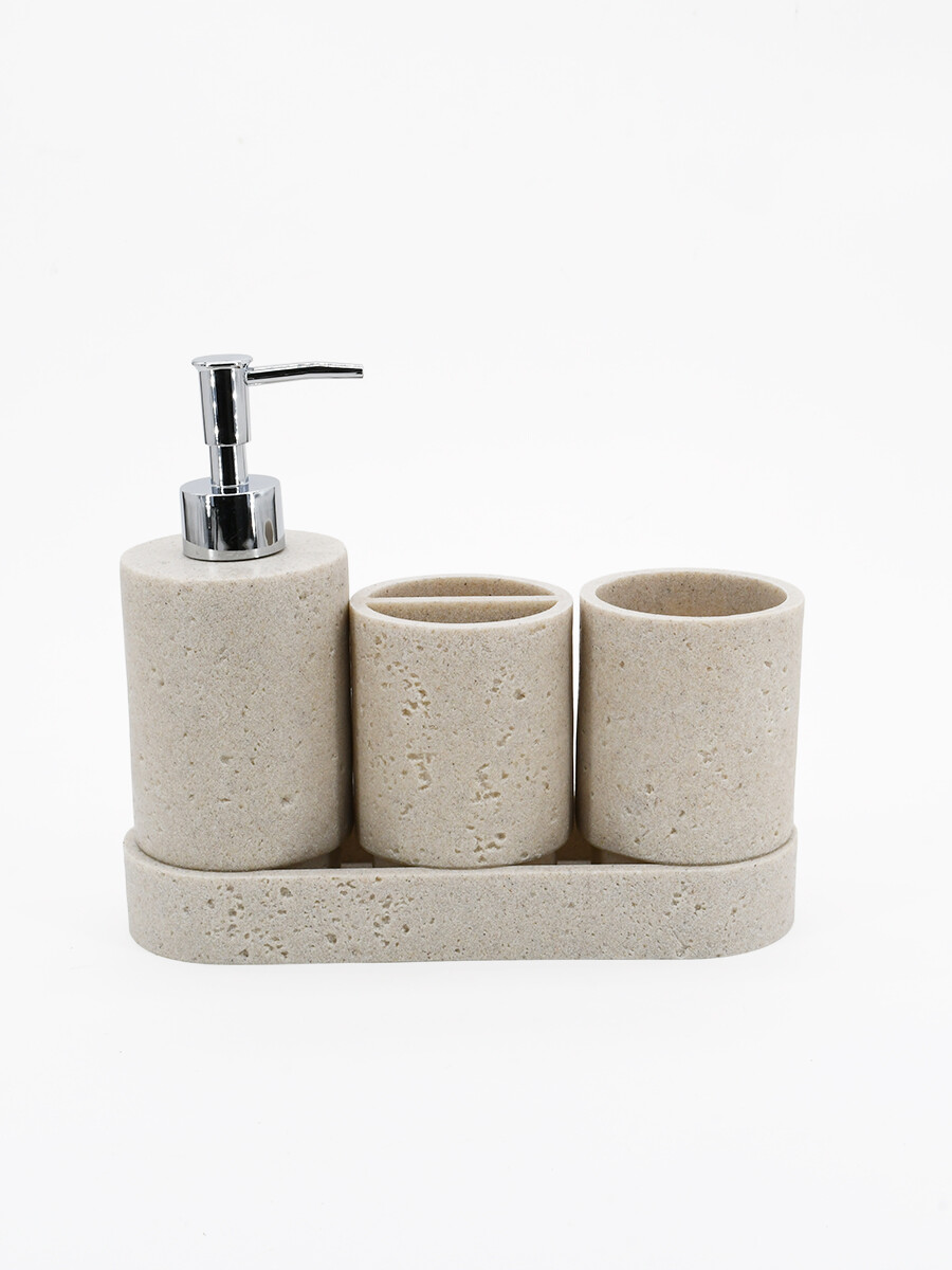 BAÑO SET X 4 - BEIGE 