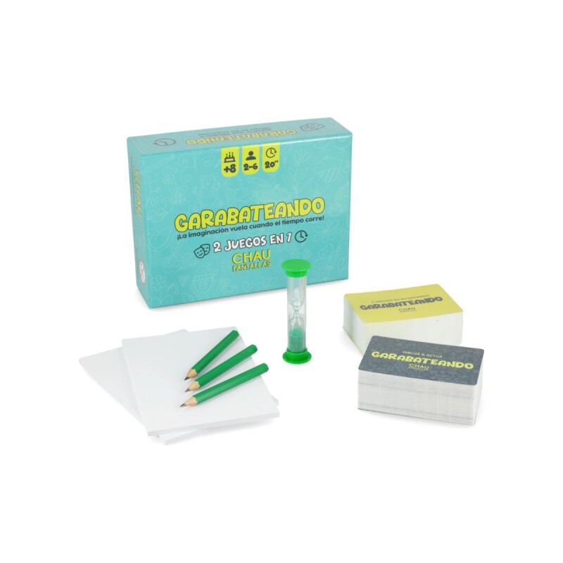 Juego de caja para dibujar y actuar Garabateando Juego de caja para dibujar y actuar Garabateando