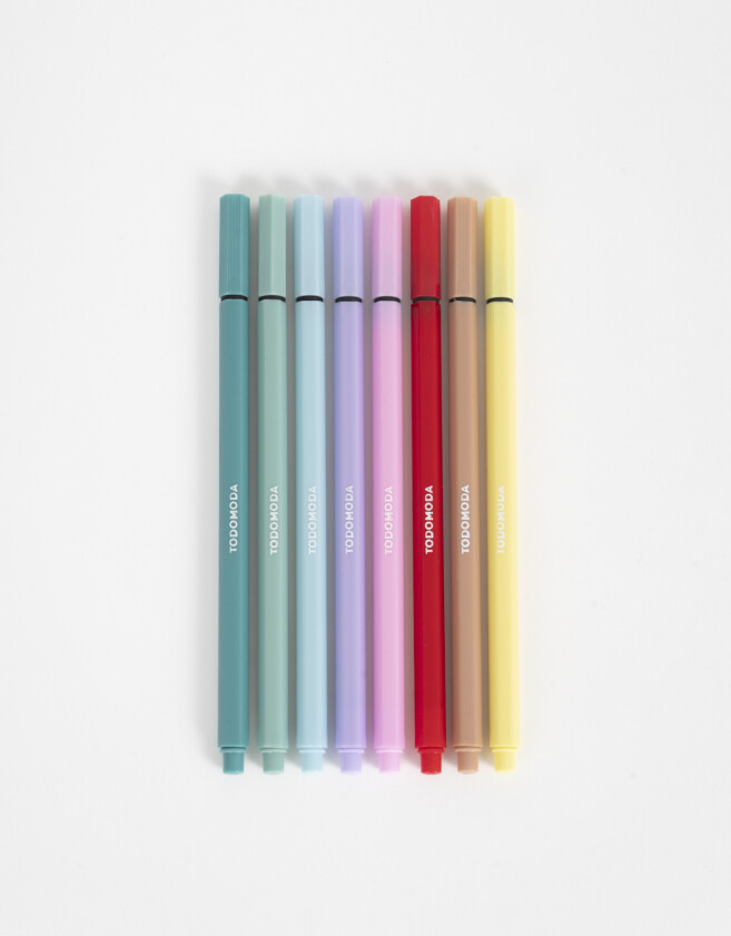 Lapices y Lapiceras Set Grande Set De Microfibras - Combinacion Multicolor