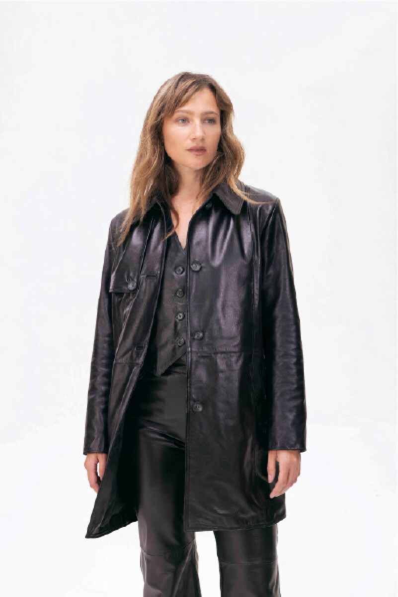 LUA FW26 TRENCH - NEGRO 