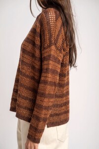 Sweater Texturado Chocolate