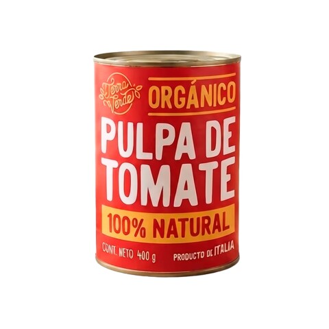 Pulpa de tomate organica 400g Terra Verde Pulpa Tomate Org Terra Verde