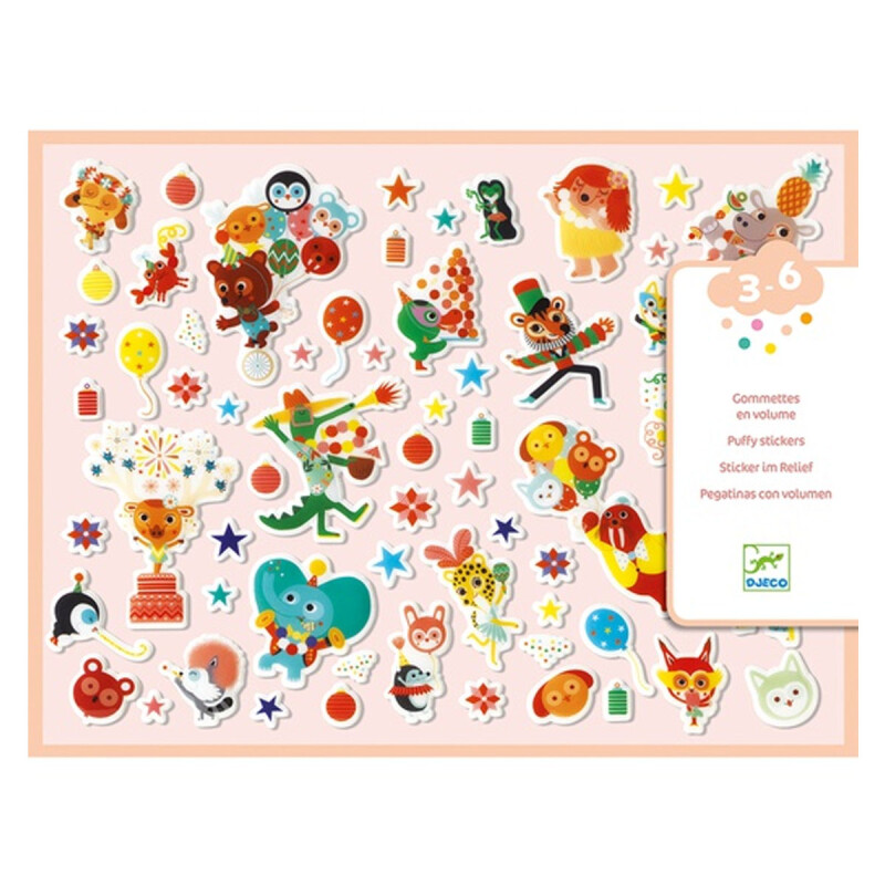 Stickers The Party Djeco Stickers The Party Djeco