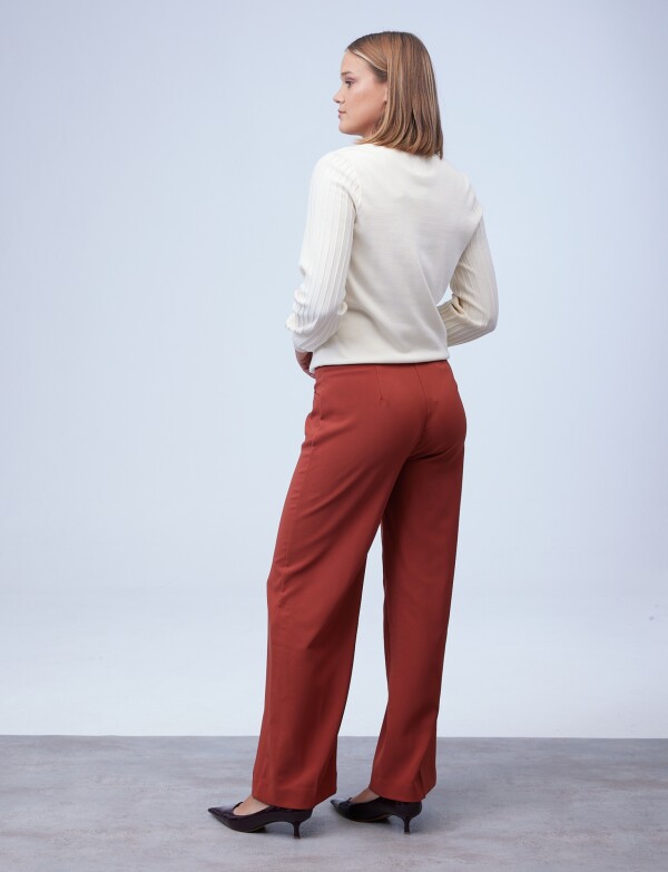 Pantalon Wide Leg TERRACOTA