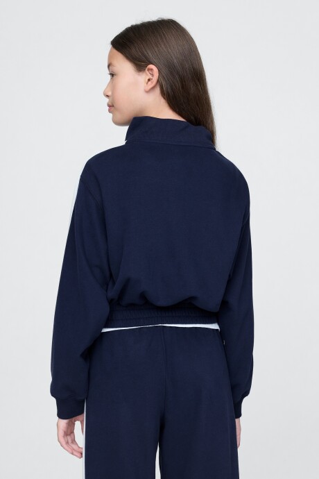 Campera Deportiva Sin Felpa Logo Gap Niña Navy Uniform
