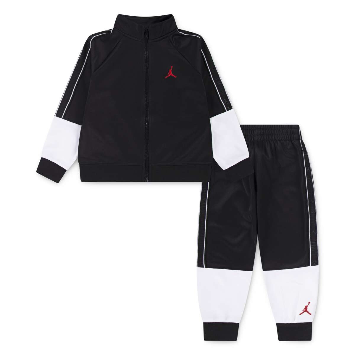 Conjunto Jordan Color Block Trico Taping de Niño - Negro 