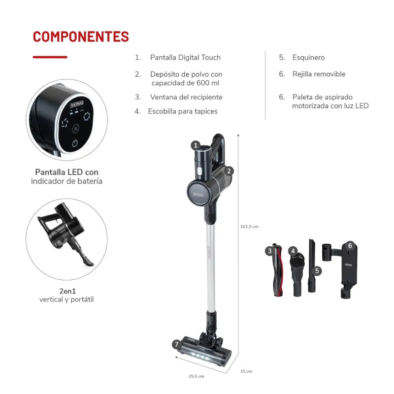 Aspiradora Portatil Thomas Simpleclean 250 TH-1027 Aspiradora Portatil Thomas Simpleclean 250 TH-1027