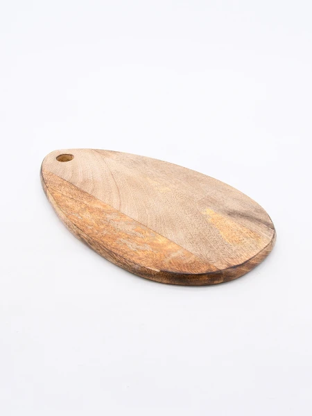 TABLA DE PICAR OVALADA MADERA