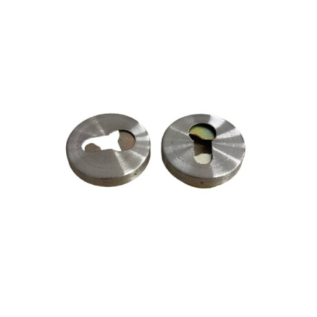 Cerradura Puerta Interior Metal Con 3 Llaves Lumax Plateado
