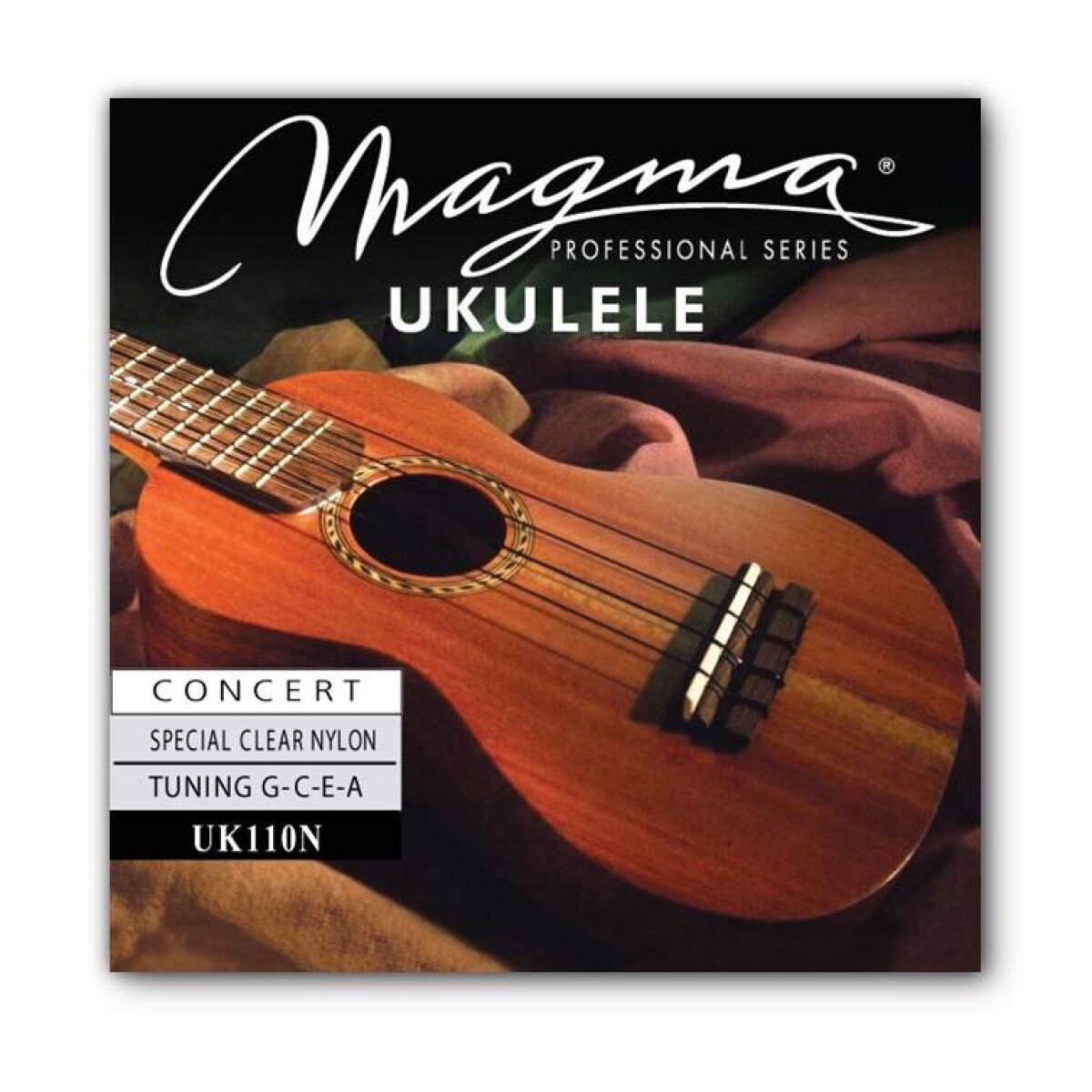 Encordado Magma Ukulele Concert N Cristal Hawaiian UK110N 